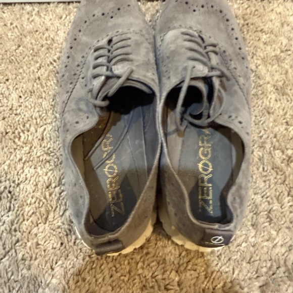 Cole Haan ZeroGrand Wingtip Oxford Shoes Mens Size 8.5 Dark Gray Suede Casual main image 6